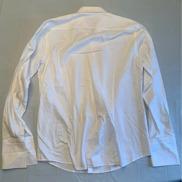 Hugo Boss Mens white dress shirt size 43/17 slim  fit - Picture 5 of 14